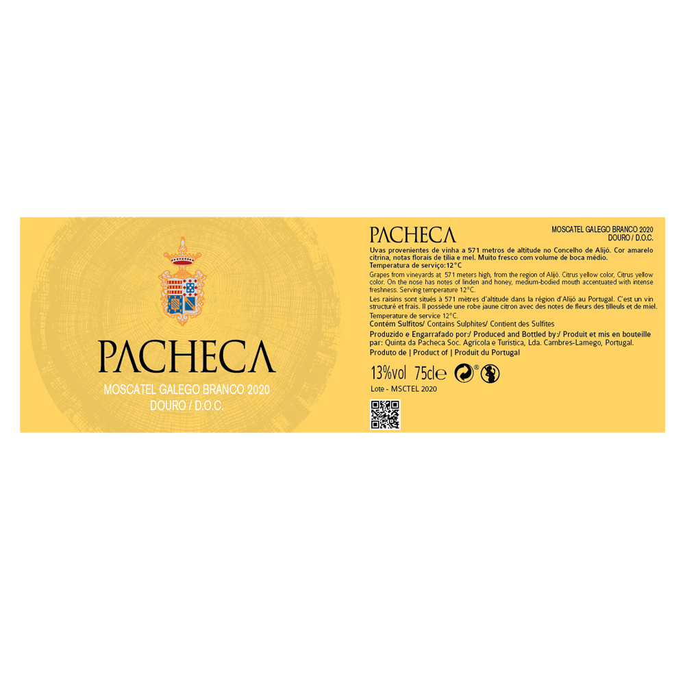 Pacheca Moscatel Galego White 2022