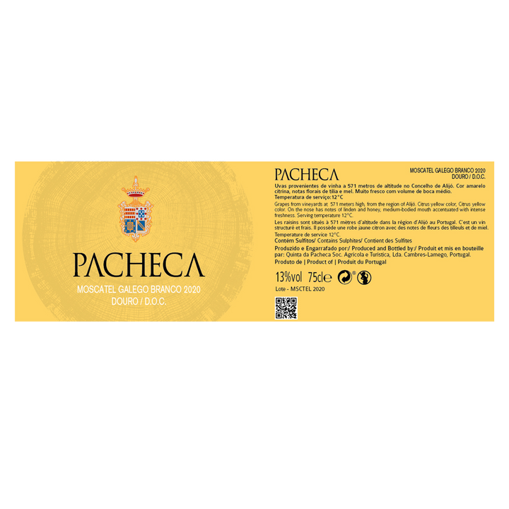 Pacheca Moscatel Galego White 2022